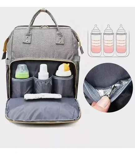 Mochila Maternal Bolso + Cambiador Bebe Mama Impacto