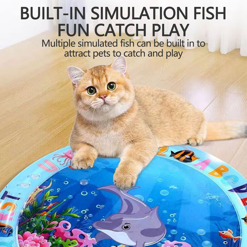 Tapete De Juego P Water Playmat Con Sensor De Agua Espeso Pa