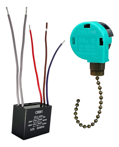 Accesorio Para Interruptor De Ventilador De Cadena De Bronce