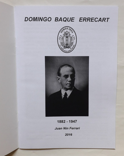 Imagen 2 de 4 de Domingo Baque 1882 1947 Partido Nacional Blanco Independient