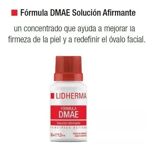 Lidherma Solucion Concentrada Con Dmae Tensor Afirmante