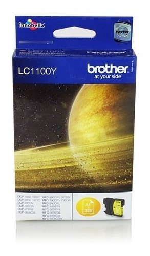 Cartucho Original Brother Lc1100y Lc1100 Amarillo Dcp 185c 385c  Dcp 6690 Mfc 490 Mfc 790 Mfc 5890 Mfc 6490 Mfc 6890