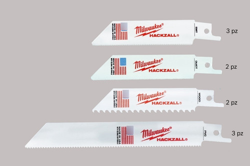 Segueta Sierra Sable Juego 10pz 49220220 Milwaukee