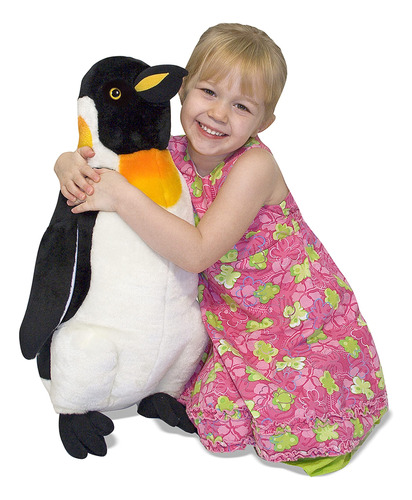 Melissa & Doug Pingüino Gigante - Animal De Peluche Realis.