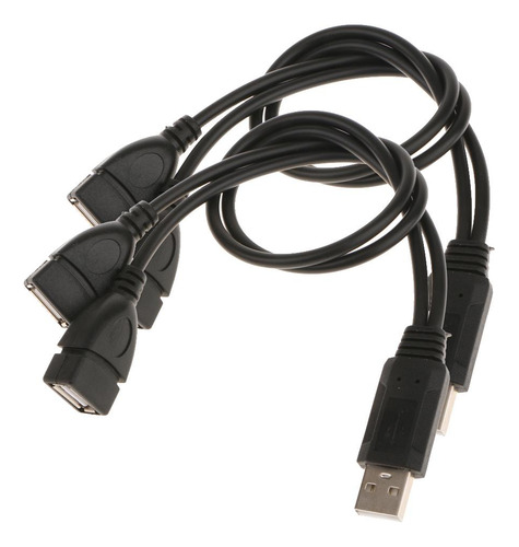 2x Usb 2.0 Duradero A A 2 Doble Usb Y Splitter Cable