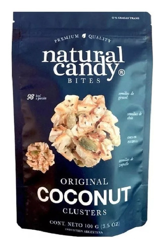 Clusters De Granola Coconut Original Natural Candy X 100g