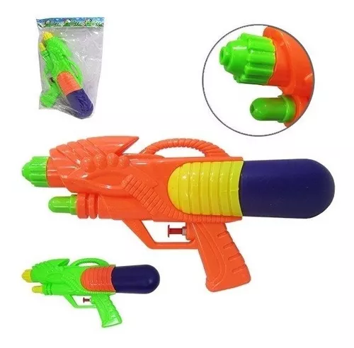 Lança Água Arminha Arma Pistola Brinquedo Water Gun 26cm.