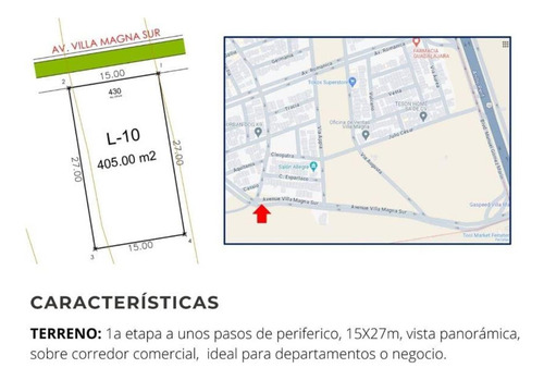 Terreno En Zona Comercial En Nueva Etapa Villa Magna, San Luis Potosí