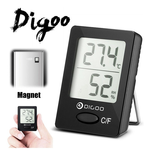 Digoo Digital Cubierta Termómetro Higrómetro Temperatura Hum