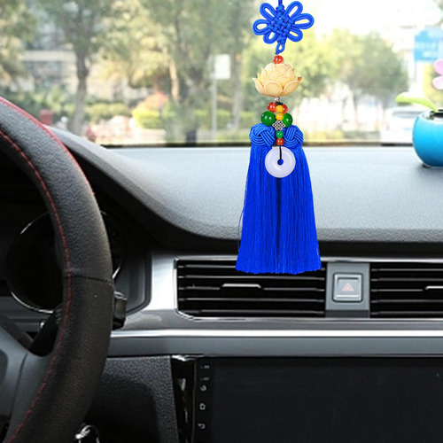 2 Colgante De Coche Colgante Para Espejo Retrovisor, Azul