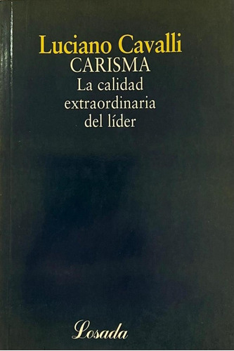 Libro Carisma - La Calidad Extraordinaria Del Lider - Cav...