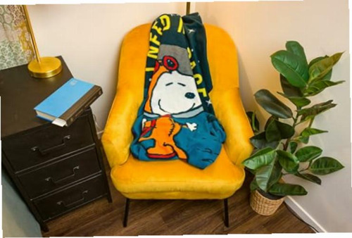Silver Buffalo Peanuts Snoopy Need My Space Manta De Forro