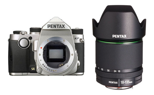 Pentax Kp Dslr Camara Con 18-135mm Lens Kit (silver)