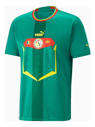 Jersey Playera Puma De La Selección De Senegal De Visita