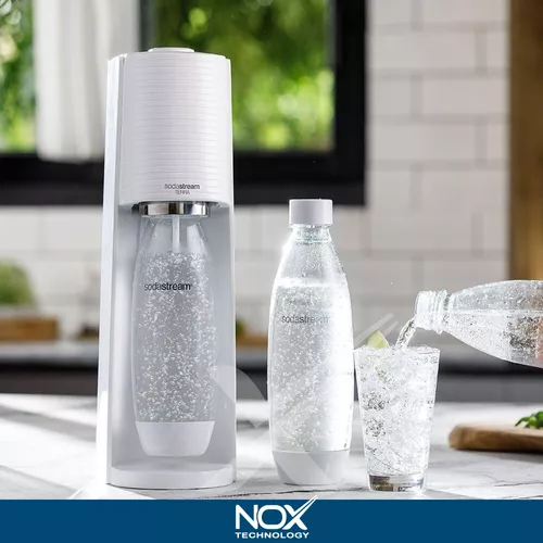 Mega Pack Sodastream Máquina P/hacer Soda Terra Blanca Nox