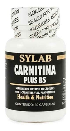 Carnitina Plus B5 - Sylab - 30 Cápsulas