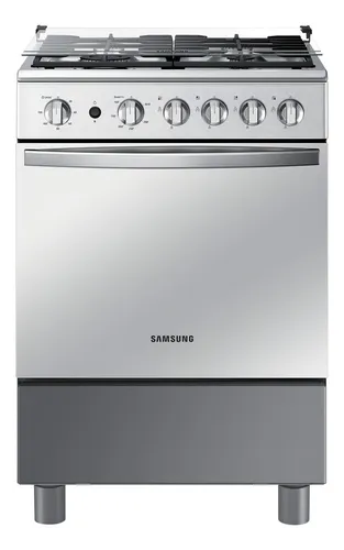 Cocina A Gas Nx24bg57413s Samsung 4 Hornillas Mirror Look Color Silver Mirror