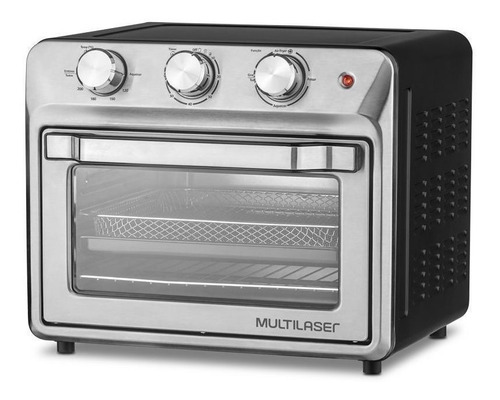 Imagen 3 de 3 de Horno de mesa eléctrico Multilaser CE181 25L negro 220V
