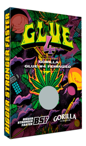Promocion Gorilla Glue #4 Fem 12 Semillas Bsf Seeds