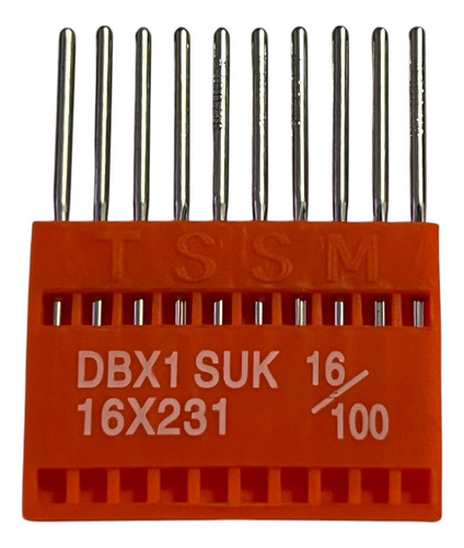 10 Agujas Para Máquina De Coser Recta Industrial Dbx1 16/100