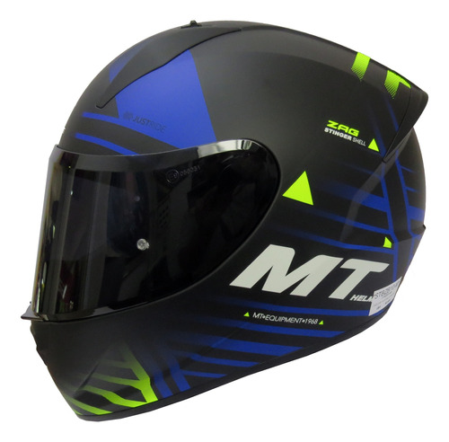 Casco Integral Mt Stinger B Diseño Zag B10