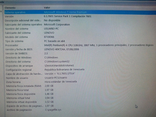 Imagen 5 de 6 de Computadora Pentium 4 Operativo