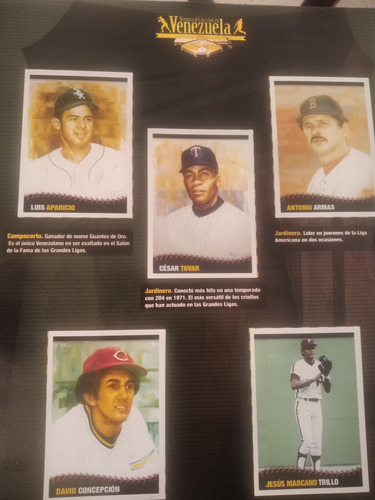 Album Historia Beisbol Venezolano Panini (lleno) Impecable