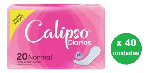 Protector Diario Calipso Normal X20u - Pack X40 - Dh Tienda