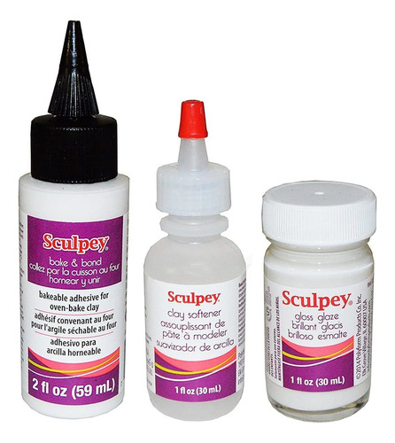 Sculpey Artist Set: 2 Oz Bake & Bond Bakeable Adhesivo Para