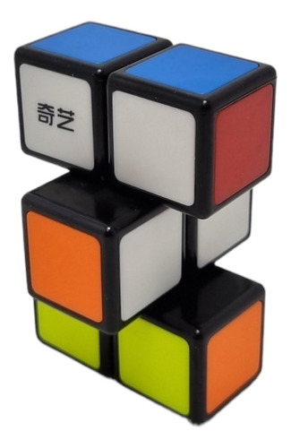 Cubo Rubik Qiyi Floppy Speed Fondo Negro 1x2x3 Original