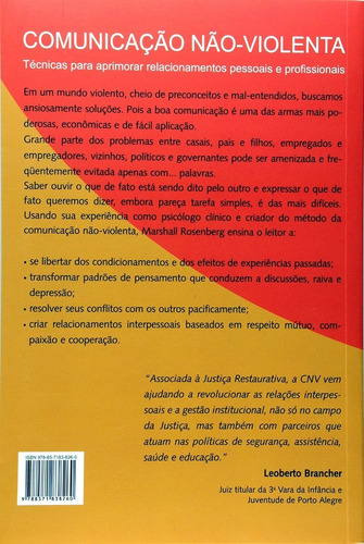 Imagem 2 de 2 de Livro Comunicação Não Violenta Técnicas Aprimorar Relações