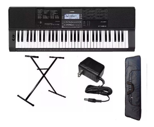 Teclado Casio Organo Ct-x800 Sensitivo + Funda + Soporte