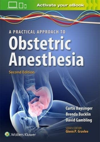 Libro:  A Practical To Obstetric Anesthesia