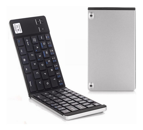 Imagen 1 de 8 de Teclado Inalámbrico Con Bluetooth Ligero Y Portátil