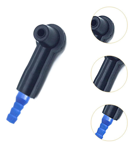 4 Adaptador De Bomba De Purga De Aceite De Negro 1 Pieza