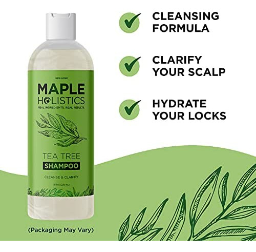 Tea Tree Shampoo Para Homens E Mulheres - Tea Tree Oil Sham