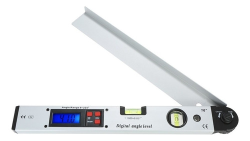 Protractor Degree Angle 0-225 400mm Digital Gauge