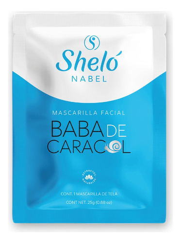 Mascarilla Facial Baba De Caracol Sheló Nabel 25gr Tipo de piel Normal