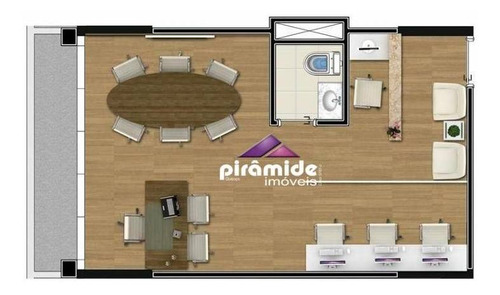 Imagem 17 de 23 de Sala, 36 M² - Venda Por R$ 290.000,00 Ou Aluguel Por R$ 1.160,00/mês - Jardim Aquarius - São José Dos Campos/sp - Sa0844