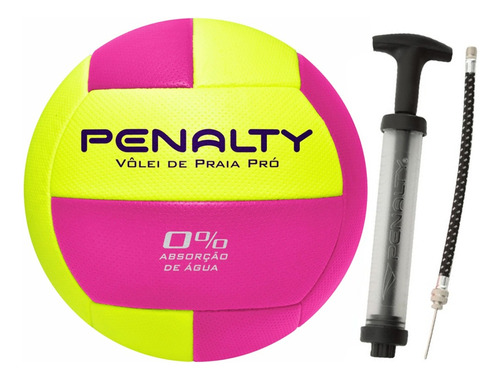 Bola Volei De Praia Pró Beach Penalty Original + Inflador