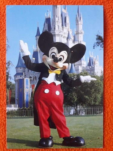 Postal Del Ratón Mickey De Walt Disney