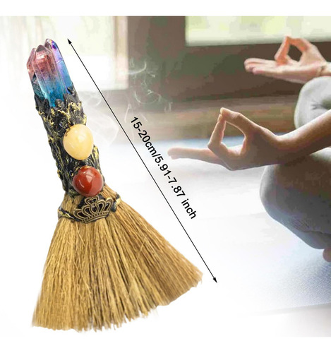 Mini Broom Craft Broom Bitch Witch Wizard Multi Color B