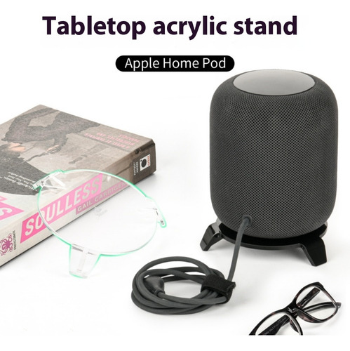 Para Apple Homepod Soporte Acrílico De 3 Patas