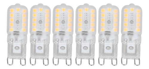 6 Bombillas Led G9 De 5 W Cubierta Transparente 22 Led