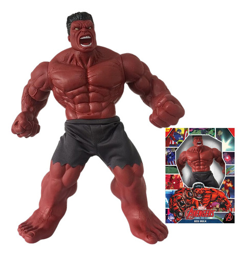 Muñeco Hulk Rojo Avengers Marvel Grande 50cm Original Red