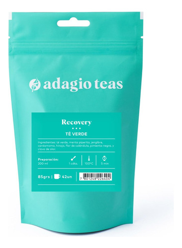 Adagio Teas Té Recovery (rise And Shine) 57 Grs