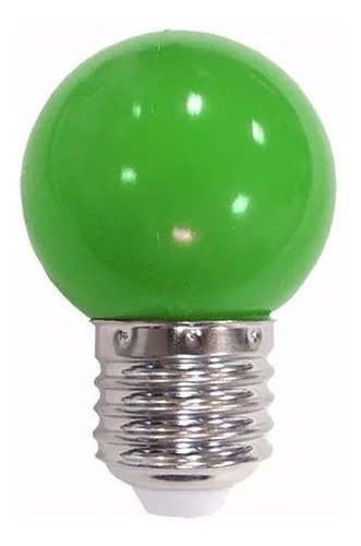 Lampara Led Gota Color 1w E27 Ideal Guirnaldas Verde!