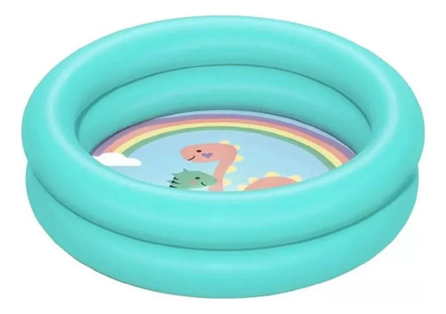 Pileta Inflable 2 Aros Translucida 61x51cm Bestway 51061 Edu