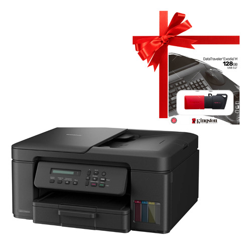 Multifuncional Brother T730dw Wifi Dúplex Imprime Copia Escanea + Usb 128gb De Regalo | Copia Oficio Por Adf | Mextec