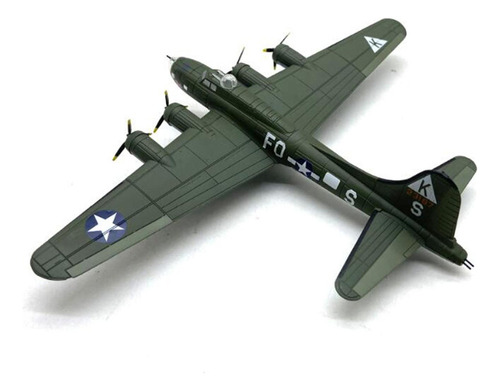 1: 144 Aleación Us B 17 Modelo De Avión Con Soporte De